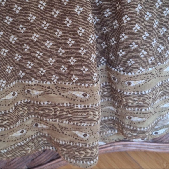 Lucky Brand NWT Boho Long Sleeve Blouse Top Olive Green Autumn MSRP $50 SOFT S - Picture 11 of 14